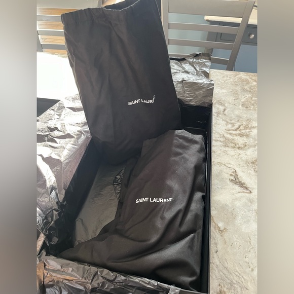 NWT & Box Authentic - Yves Saint Laurent Kate 90 Bootie Black Size 39 - Picture 5 of 15